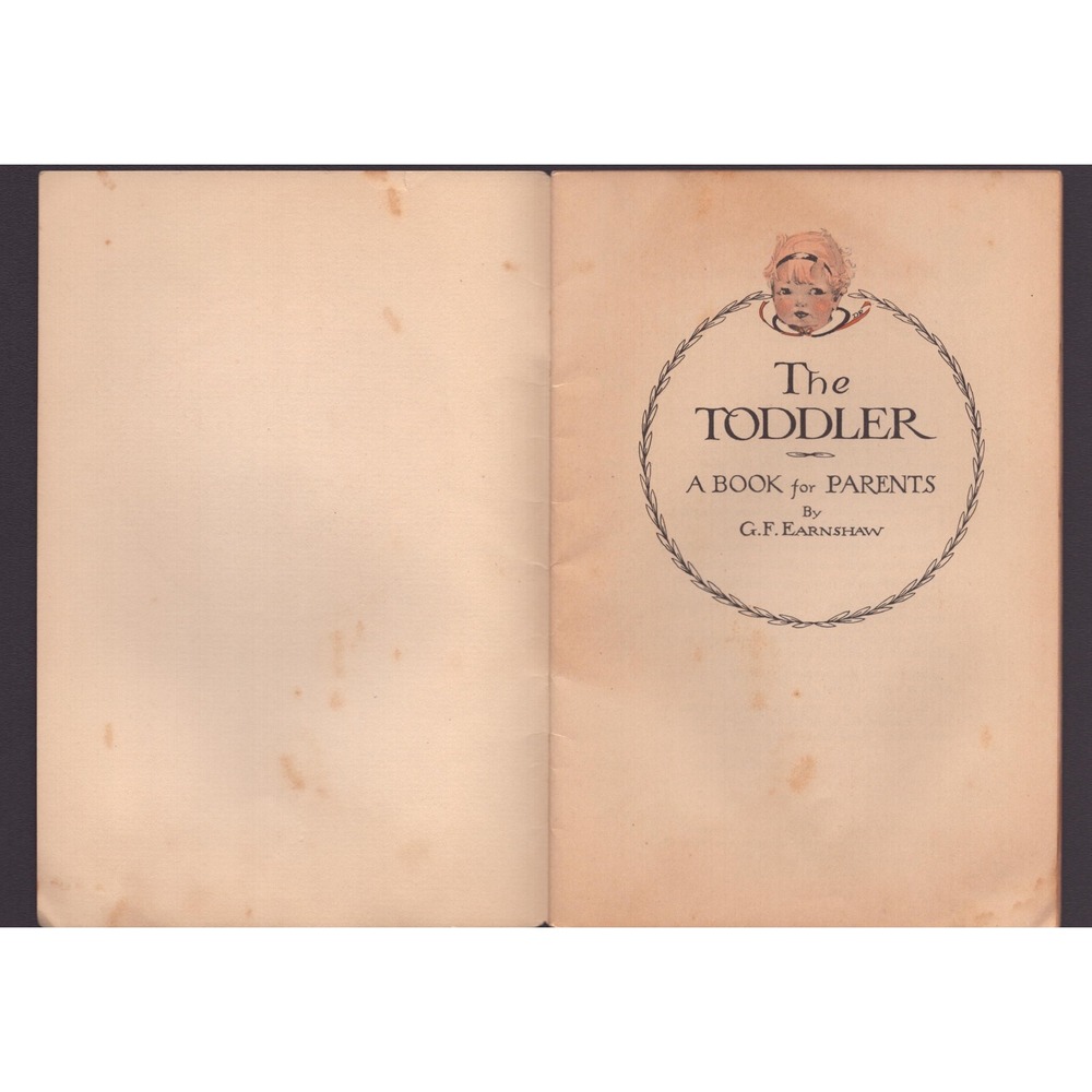 Vintage The Toddler A Book for Parents G.F. Earnshaw Davison-Paxon Co Atlanta - Picture 3 of 3